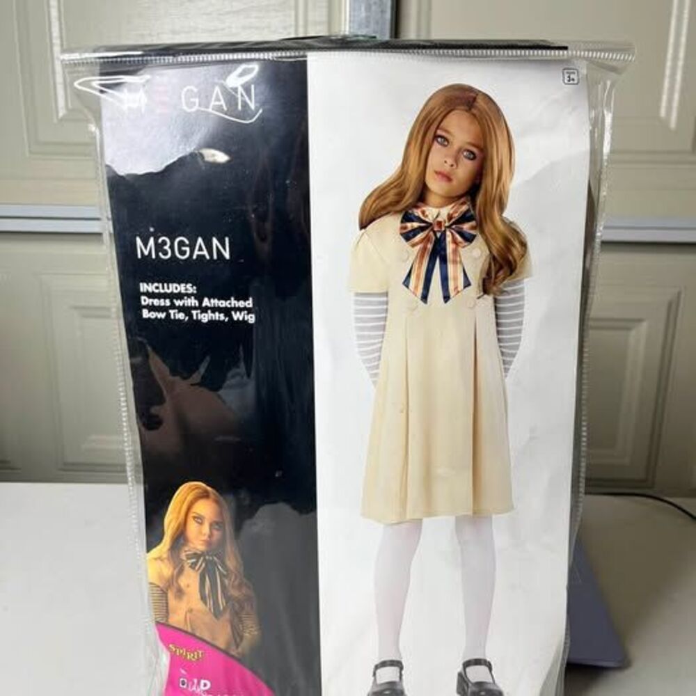 Spirit Halloween M3GAN Child Costume Size Large 12-14